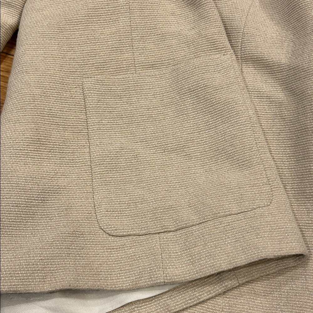 Zara Basic Women's Normcore Textured Lined Scandi… - image 4